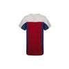 Nike Color Block Round Neck Loose Breathable Short Sleeve Dress Women Dresses Burgundy AR2405-677
