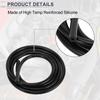 RATCHROLL 1pc Universal Silicone Vacuum Tube Hose High Temperature 5.5FT 3/16" 4mm ID 3.0mm