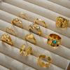 Titanium Steel Ring Mid-Ancient Light Luxury Ring Stainless Steel Ornament Women's High-Grade Jewelry Non-Fading Ring