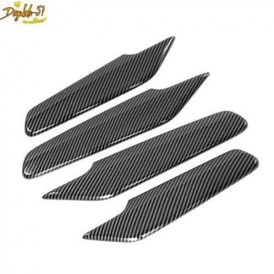 4PCS Fit For Honda Civic   Carbon Fiber Interior Door Armrest Cover Trim