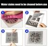 30pcs Disposable Shower Drain Cover Hair Catcher Shower Drain Mesh Sticker Sewer Filter Screen for Bathroom Laundry Bathtub Sink