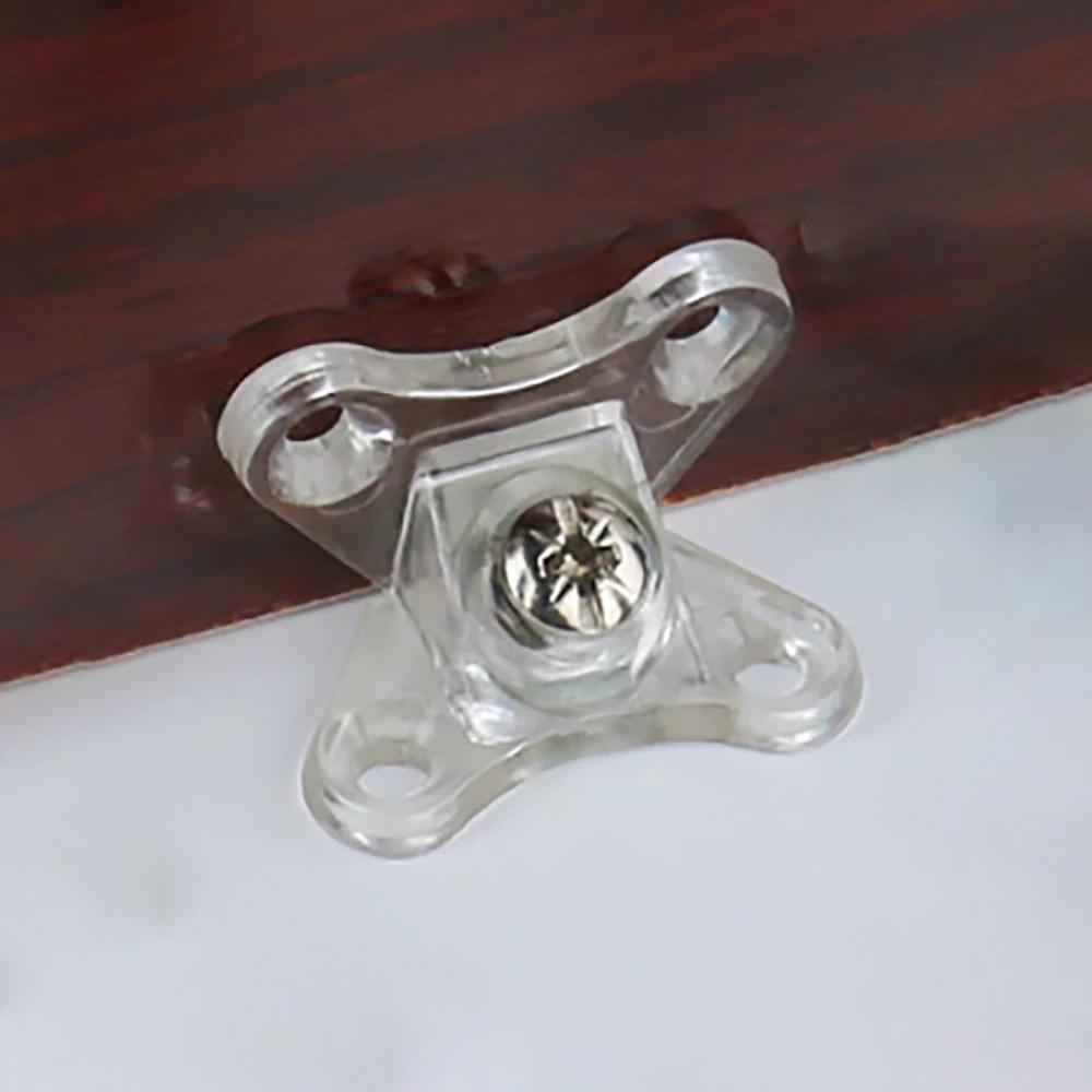 

10pc Corner Brackets Screws L-shaped Butterfly Support Connector Removable Combination Fasteners Right Angle Bracket Corner Code