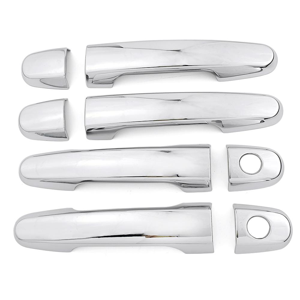 Pentru Toyota Highlander 2001-2007 cromat mâner ușă capac Trim & ușă bol capac mașina styling decora 2002 2003 2004 2005 2006