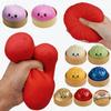 Riesiger langsam aufgehender Glitzer-Knödel-Buns Squishies Spielzeug Weicher Stressabbau Stressball Fidget Spielzeug Tragbares Anti-Angst Spielzeug
