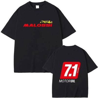 Malossi Theme T-Shrit Women Unisex Short Sleeve Print Unisex Streetwear Hip Hop Style Summer Fashion Hip Hop Tops Clothes