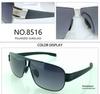 Men's Oversized Polarized Aviator Sunglasses - European/American Style, UV Protection, Metal Frame, Model 8516.