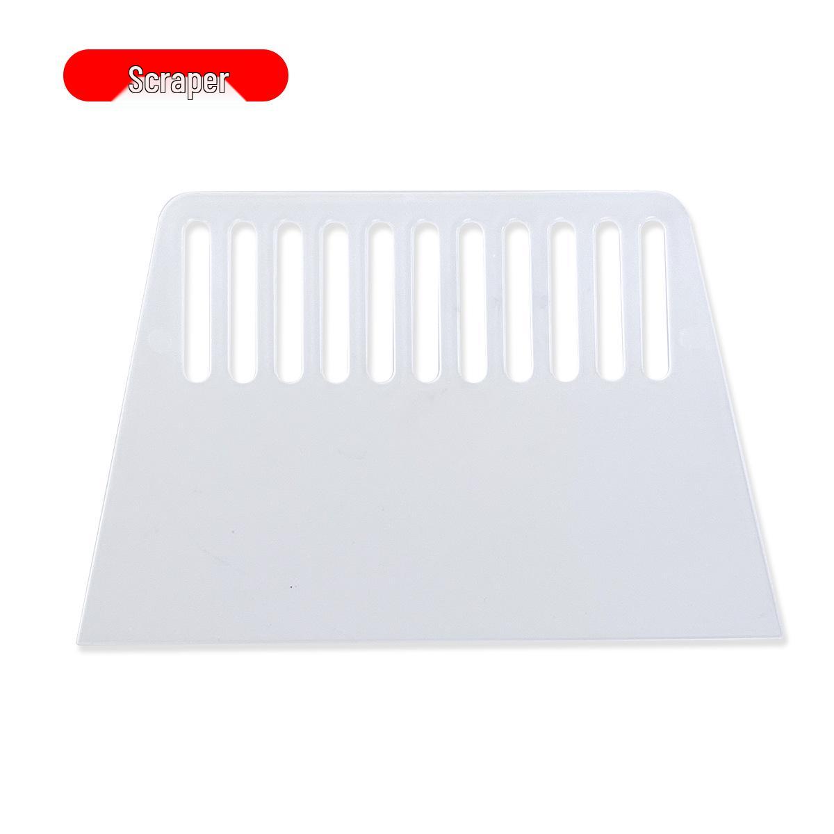 Multi-functional Plastic Scraper for Pottery, Car Film, Stain Removal, and Window Film Application - Thickened Mud Scraper Board