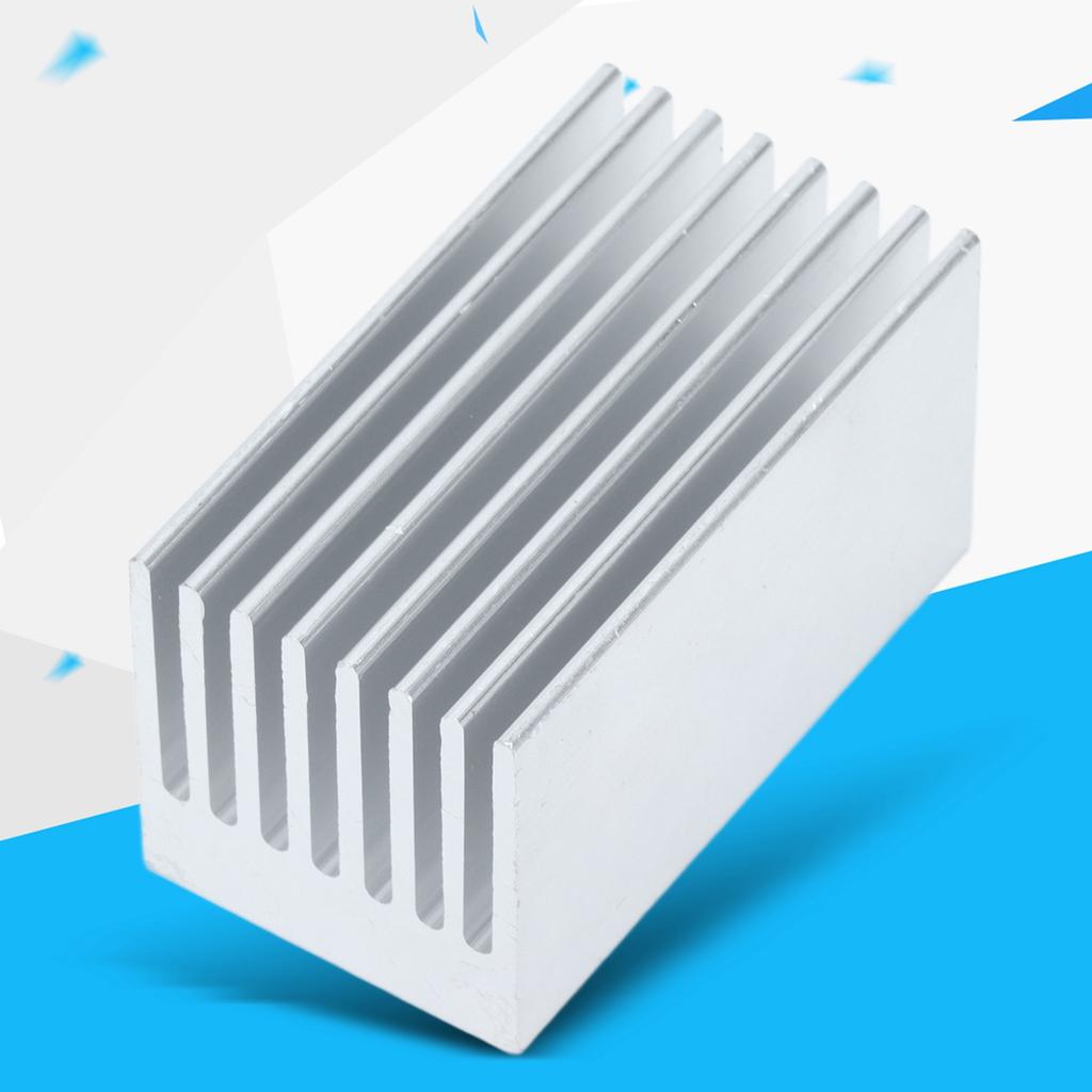 5Pcs Aluminum Heatsink Anodic Oxidation Cooling Heat Sink 51.6x28x28mm for Power Module