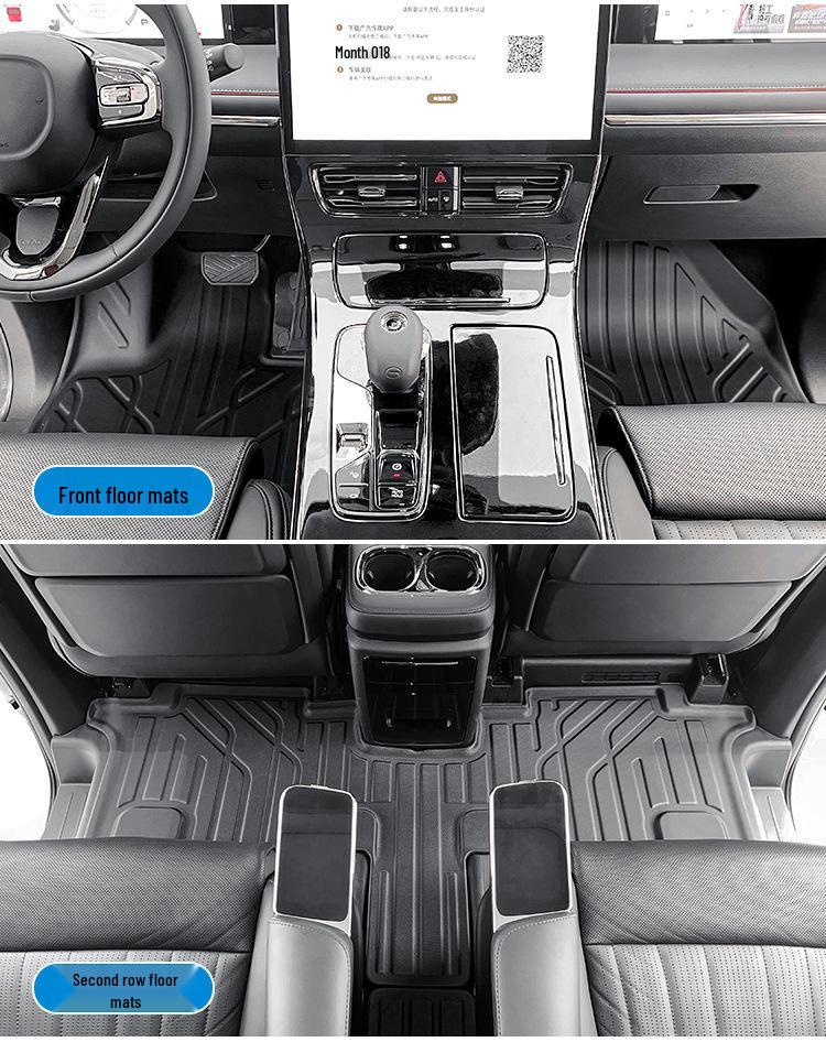 Trumpchi E9 24-25 Model Eco-Friendly TPE Floor, Trunk, and Seat Back Mats: All-Weather and Dirt-Resistant