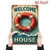 Retro Metal Wall Art Decor Tin Sign Poster Living Room Home Decoration 20x30cm