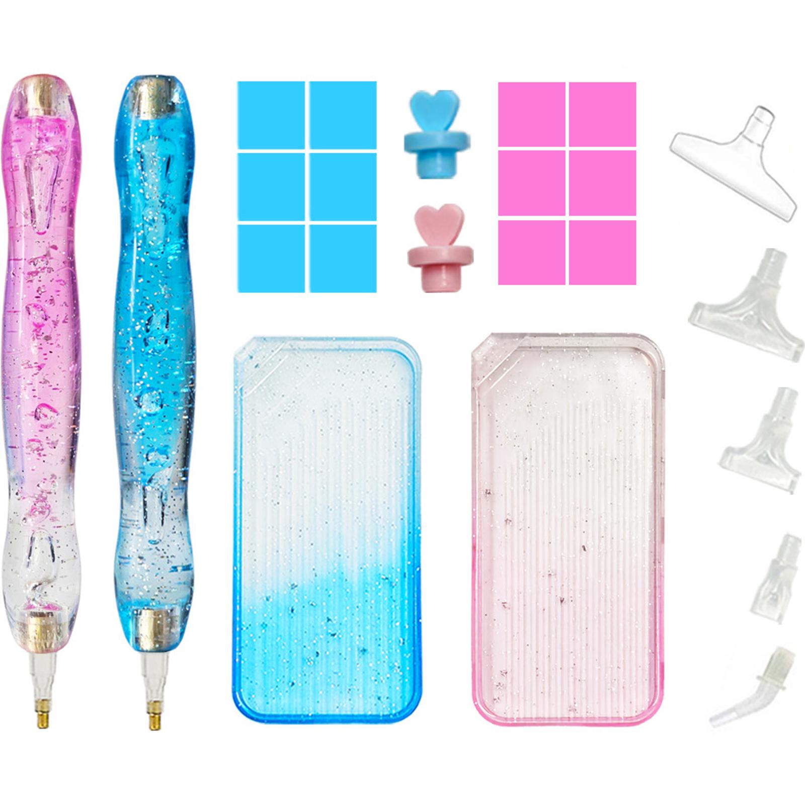 5D Diamond Painting Pen Kit with Clay and Various Tips Diamond Painting Tools for DIY Diamond Art