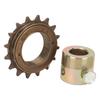 16T Freewheel with 20mm Adapter Replacement Lightweight Easy Installation Flywheel Adapter Kit for