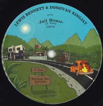 

7inch Record LEWIS BENNETT, DONOVAN KING JAY - Jail House / Jail House Dub BB7005 Burning Bug UK 2025 UK Reggae, Ska & Dub