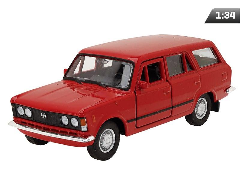 Model 1:34, Fiat 125P Estate, Red