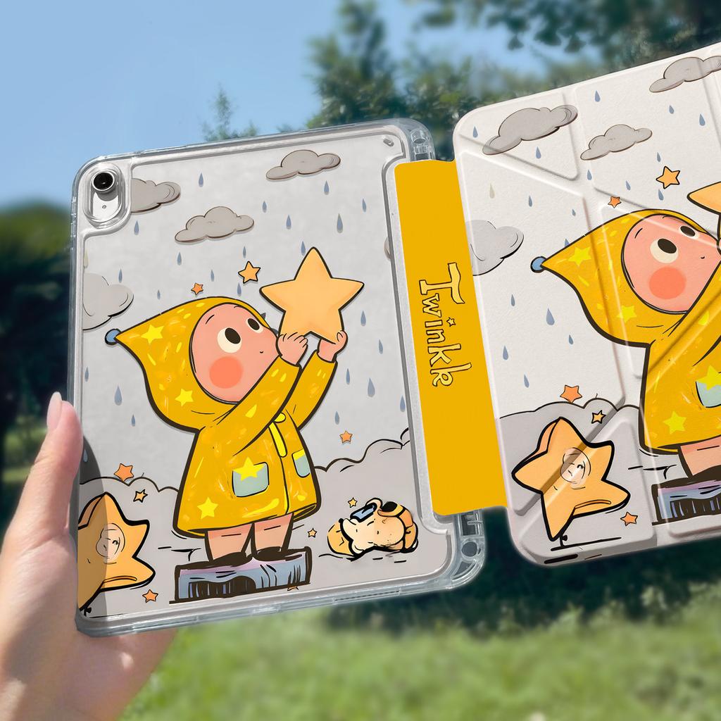Star for iPad tablet case air8/7/6 11th/9th generation 3y transparent case 11/13 inch pro with pen