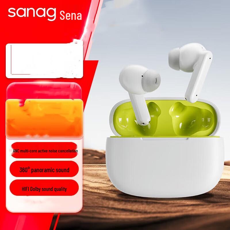 

Беспроводные наушники SANAG T80S Pro с активным шумоподавлением