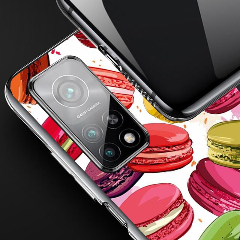 Macaron Ice Cream Cake Doughnut Phone Case For Xiaomi Redmi Note 15 14 13 12S 12 11 Pro Plus 14S 11S 11E 10 10S 11T 5G Personali