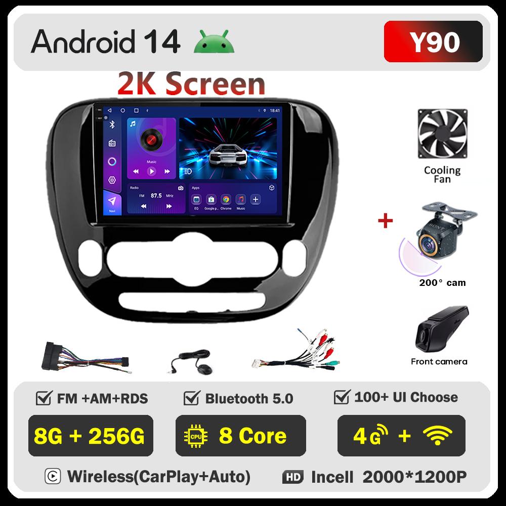 For KIA Soul 2013-2019 Car Radio Player Car Carplay Screen Autoradio Mirror Link Car Intelligent Systems Touch Screen AutoMotive