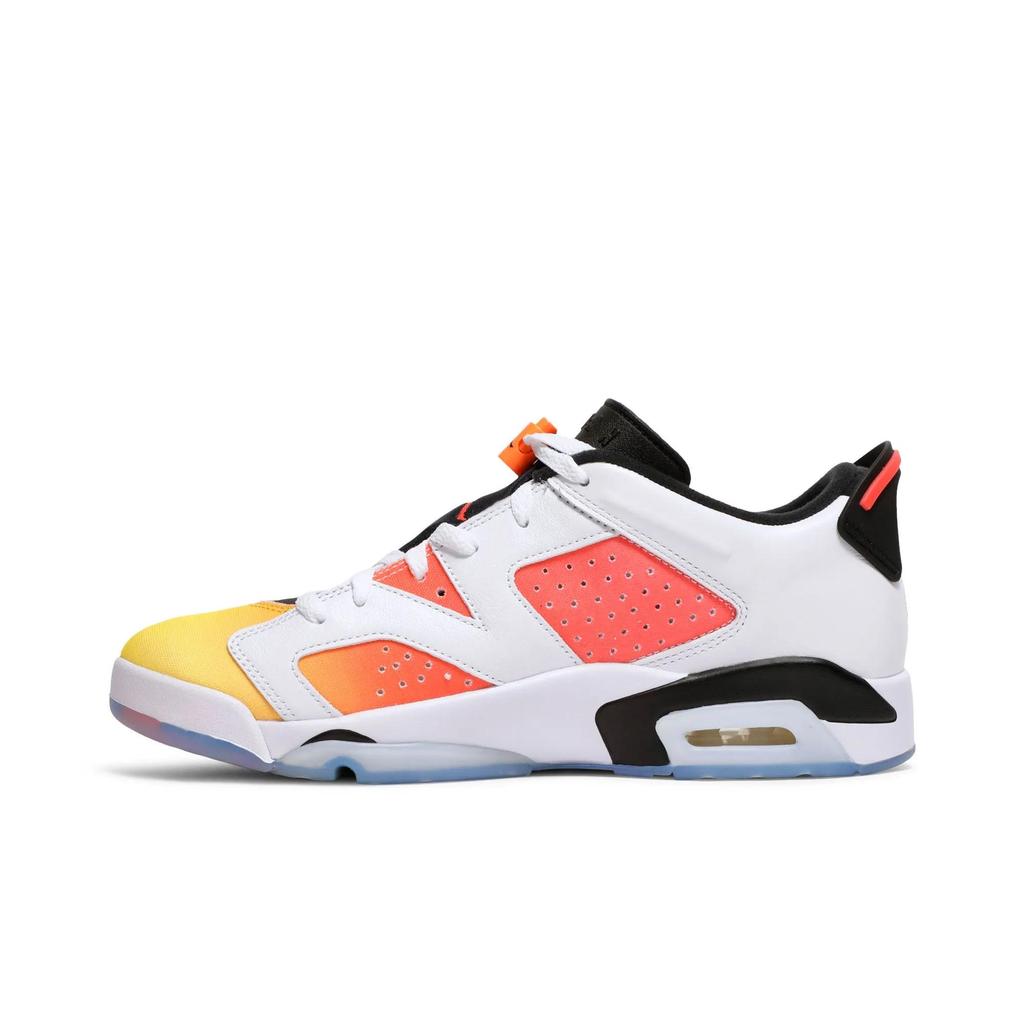 Air Jordan 6 Retro Low SE 'Dongdan' (Unisex) White / Black / Tour Yellow / Total Orange Vintage Basketball Shoes DC1048 110