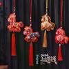 2026 New Year Of The Horse Chinese Style Incense Packet Bell Pendant Chinese Red Chinese Zodiac Incense Packet Tassel Pendant