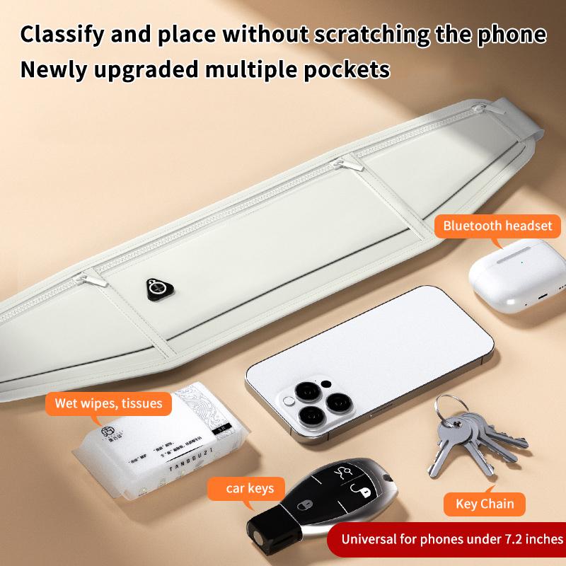 Outdoor Waterproof Invisible Running Waist Bag Sports Fanny Pack Men Women Hidden Black Gym Bags Phone Accessories Backpack