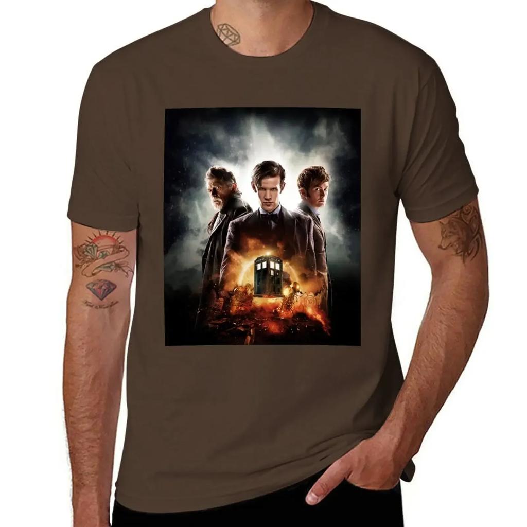 Day Of The Doctor T-Shirt Summer Clothes Sports Fans Boys Animal Print Plain T Shirts Men