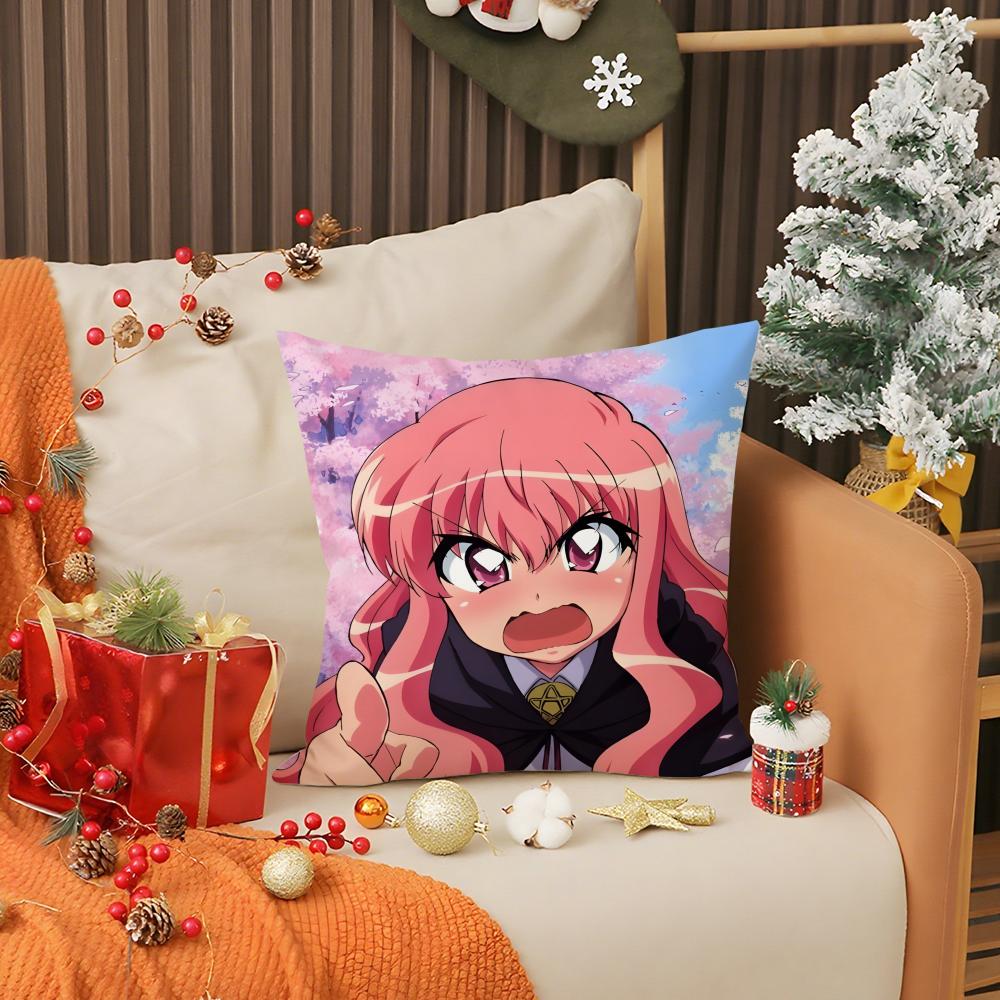Anime ZZero no Tsukaima Cartoon Pillow Case Printing Pillowcase Living Room Sofa Cushion Cover Bedroom Room Decor