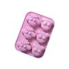 In Stock 6-Cavity Sheep Silicone Mold for Chocolate, Rice Cakes, Baking & Resin Casting