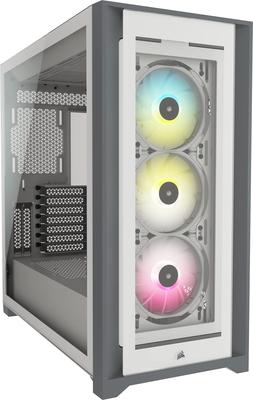 Obudowa CORSAIR iCUE 5000X RGB ATX Biała Mid-Tower, CC-9011213-WW