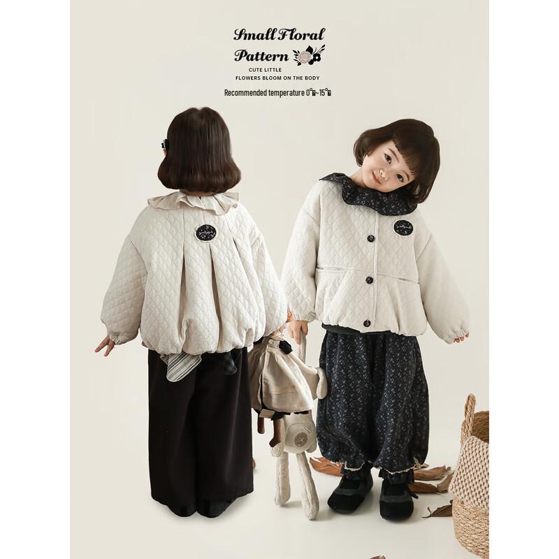 YouYou Girls' 2025 Winter Collection: Quilted Jacket & Plush-Lined Pants