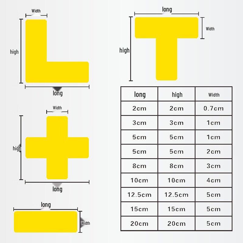 Yisanwei PVC Frosted Four-Corner Alignment Stickers