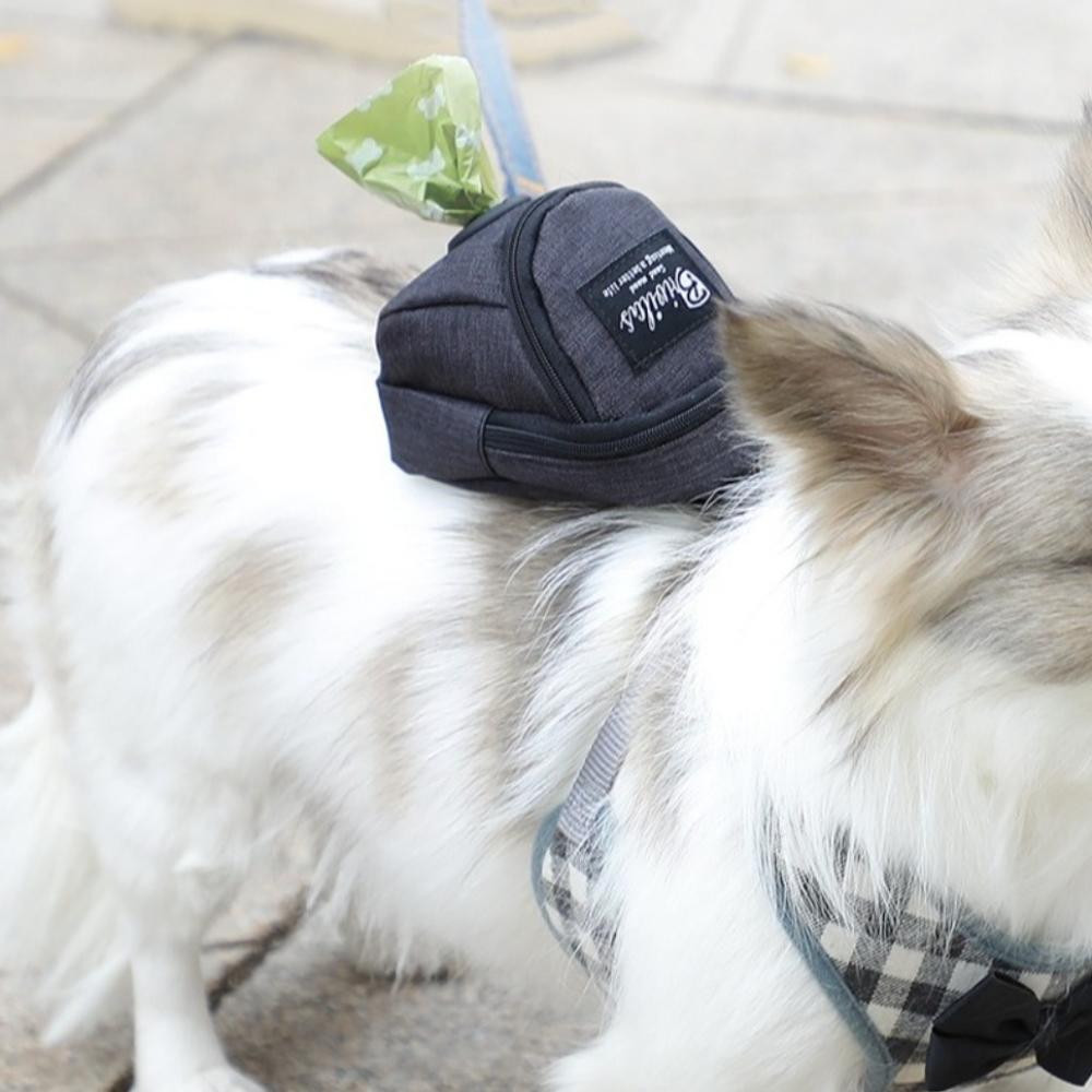 Multifunction Puppy Snack Reward Waist Bag Portable Dog Poop Dispenser  for Outdoor
