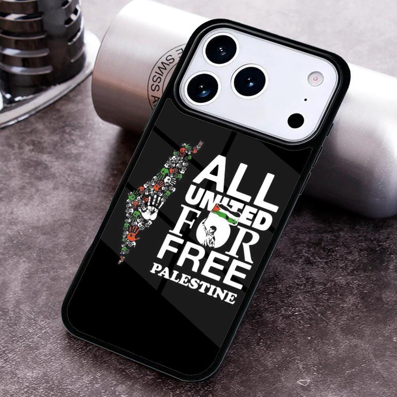 P=alestine Flag Freedom Phone Case for iPhone 17 16 15 Pro Max Air 14 13 12 11 Plus Shockproof Capa Cover