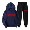2023 new  hot-selling trendy fashion men's and women's casual hooded fleece sweater sports suit