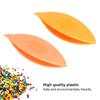 2pcs Tatting  s Plastic Tatting  s Craft Tool for   Hand Sewing Knitting(Orange Yellow )