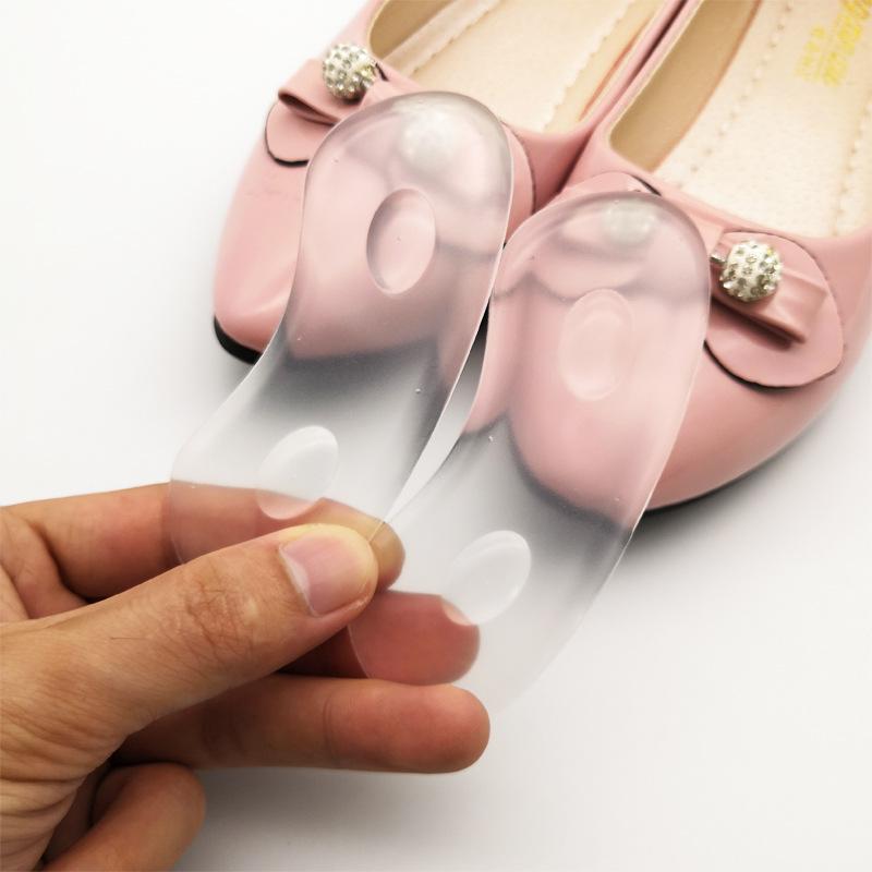 Transparent Silicone Anti-Friction Heel Grips - Invisible, Self-Adhesive Pads for Women's Shoes