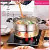 Adneny Universal 3-Layer Stainless Steel Steamer Pot