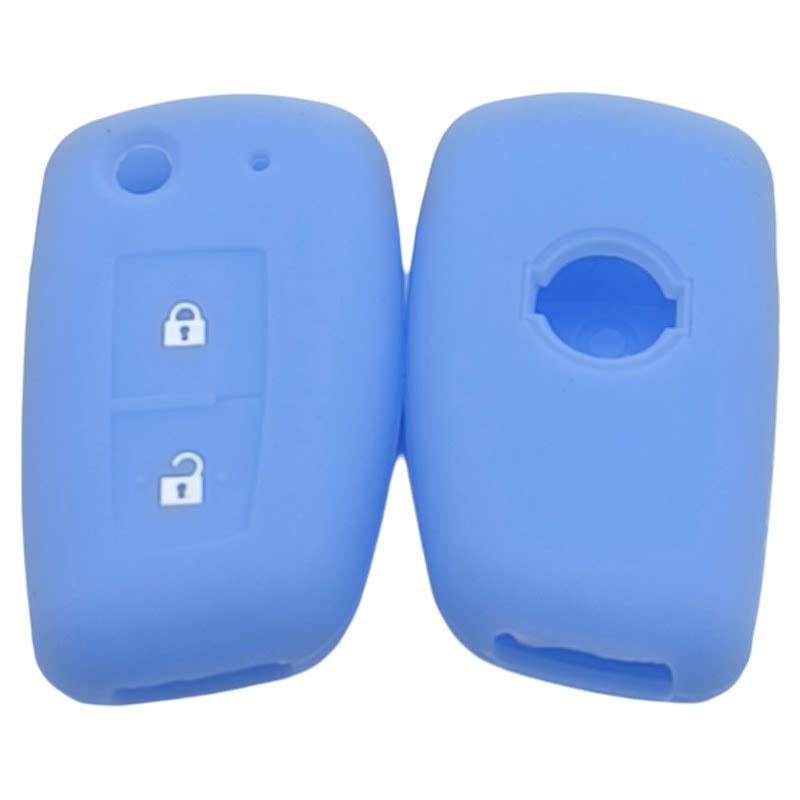 Weiche Silikon-Klappschlüsselhülle für Nissan Qashqai, X-Trail, Sylphy, Bluebird, Kicks, Tiida