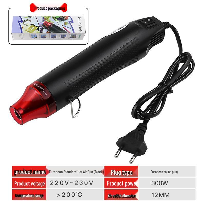 DIY Heat Gun for Crafts: Ideal for Shrink Wrap, Polymer Clay, Stamps & Embossing