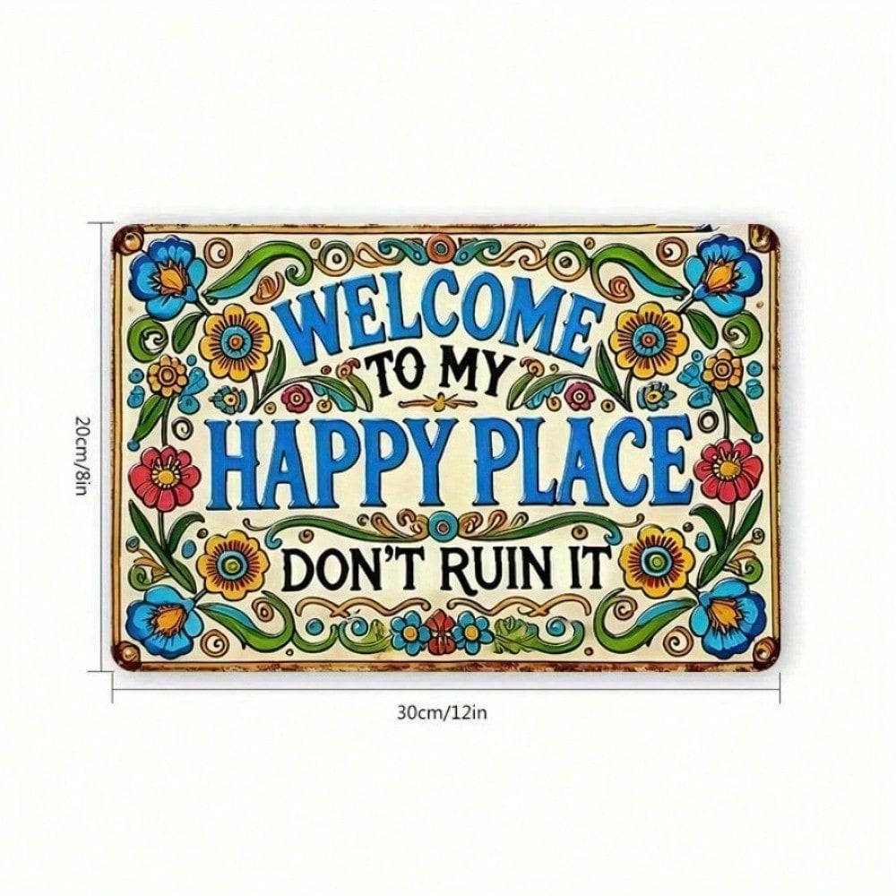 Retro Metal Paintings, Furniture, Living Room Decoration 20x30cm