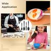 4-Piece Silicone Spatula Set, Non-Stick Heat-Resistant Kitchen Scrapers, Baking Tools & Cooking Utensils for Mixing, Frosting, Stirring