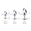 Metal G-Spot Butt Plug with Diamond Accents for Self-Pleasure