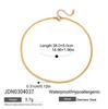 Youthway Elegant Twisted Imitation Pearl Necklace For Women  Gold Plated Stainless Steel Snake Chain Necklace Fashion Jewelry