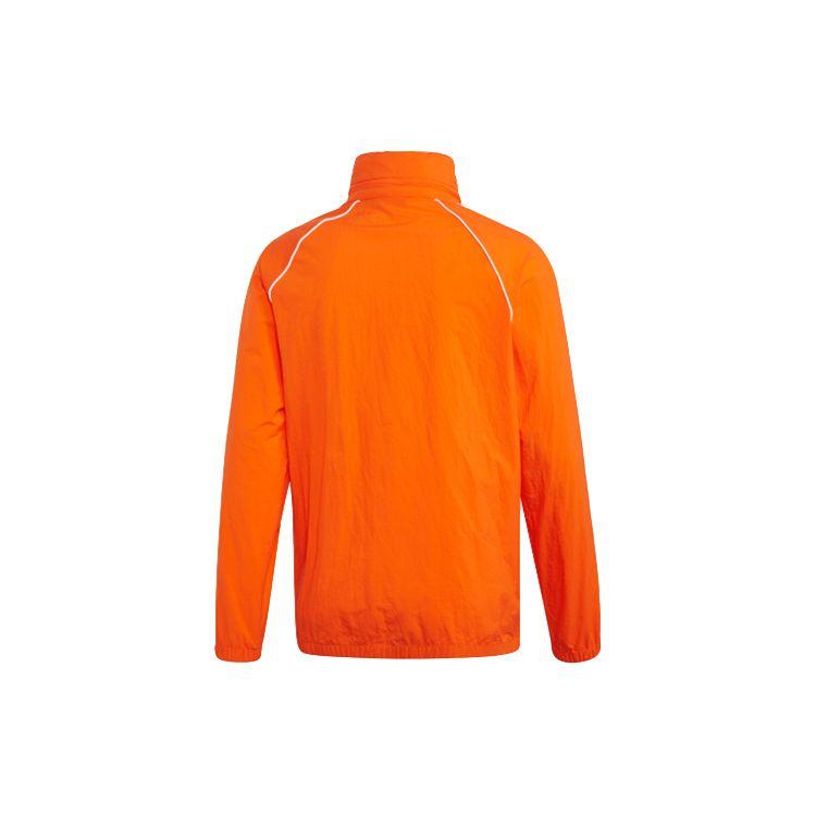 Adidas Originals Clover Full-Zip Sports Casual Jacket Men Jackets Orange Yellow ED6084