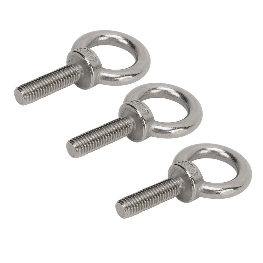 Lifting Shoulder Eye Bolt Stainless Steel Versatile High Hardness Hanger Eye Bolts for RV Boat Construction Vehicle M10