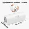 Self Adhesive Wire Clips Cable Holders With Innovative Flip Cover For Easy Cable Access Secure Fixation Cable Clips