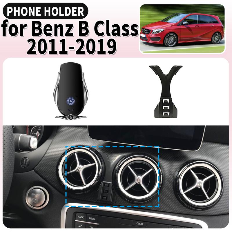 Fit for Mercedes Benz B Class W246 GLA CLA 2011- Screen Base Mount Phone Holder Dedicated Clip-On Navigation Bracket Car