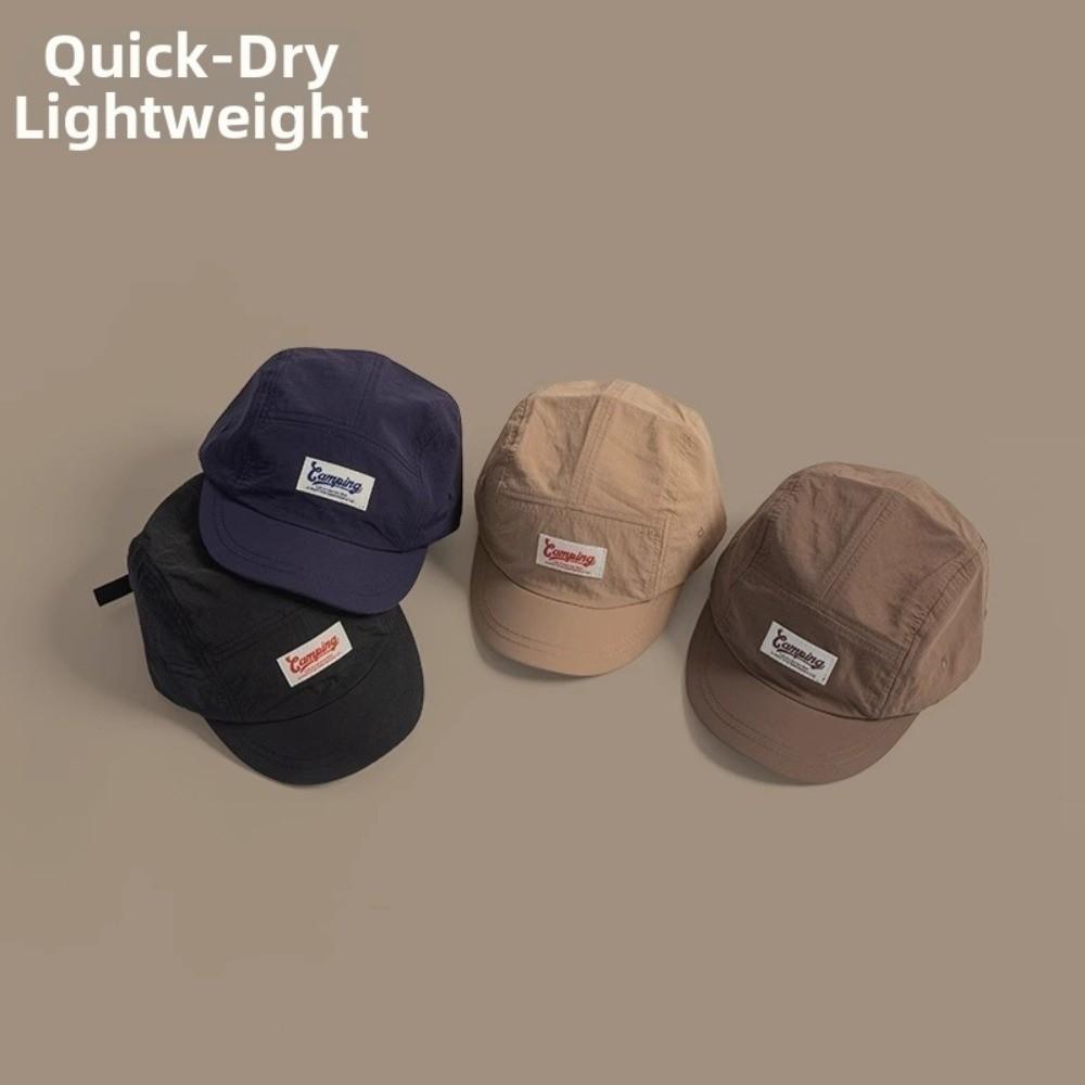 New Short Brim Baseball Cap Breathable Thin Material Peaked Cap Lightweight Uv Protection Sunshade Hat Summer