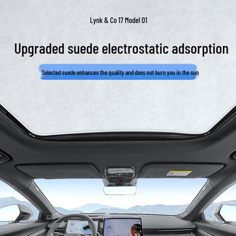 Lynk & Co 17 01 Sunroof Static Sunshade - Heat Insulation & Privacy Shield