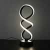 1pc Modern Spiral LED Bedside Table Lamp, 3‑Color Dimmable Ambient Night Light, Desktop Decor Ornament, Holiday Gift Choice